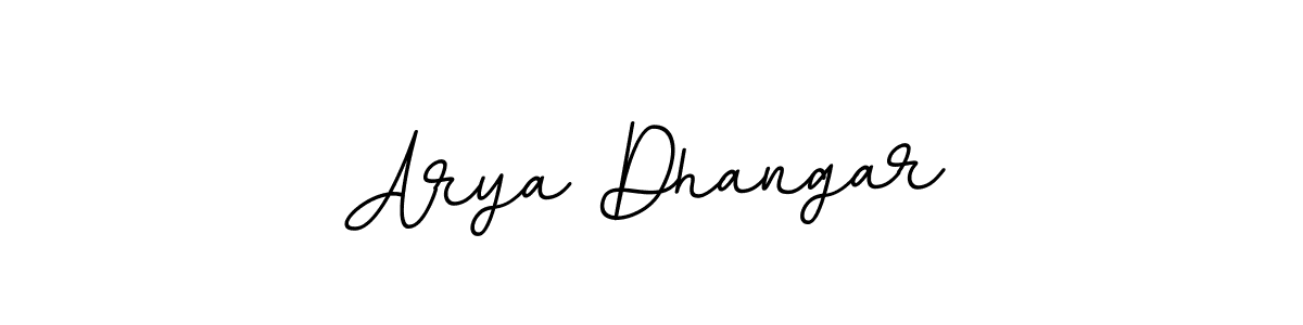 Arya Dhangar stylish signature style. Best Handwritten Sign (BallpointsItalic-DORy9) for my name. Handwritten Signature Collection Ideas for my name Arya Dhangar. Arya Dhangar signature style 11 images and pictures png