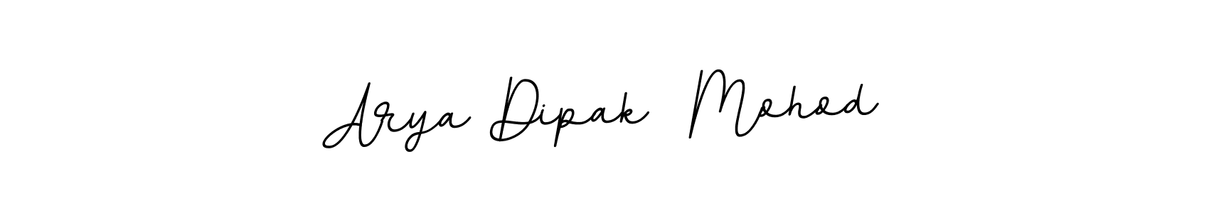 Use a signature maker to create a handwritten signature online. With this signature software, you can design (BallpointsItalic-DORy9) your own signature for name Arya Dipak  Mohod. Arya Dipak  Mohod signature style 11 images and pictures png