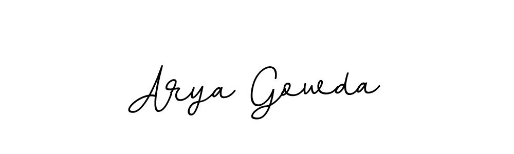 if you are searching for the best signature style for your name Arya Gowda. so please give up your signature search. here we have designed multiple signature styles  using BallpointsItalic-DORy9. Arya Gowda signature style 11 images and pictures png