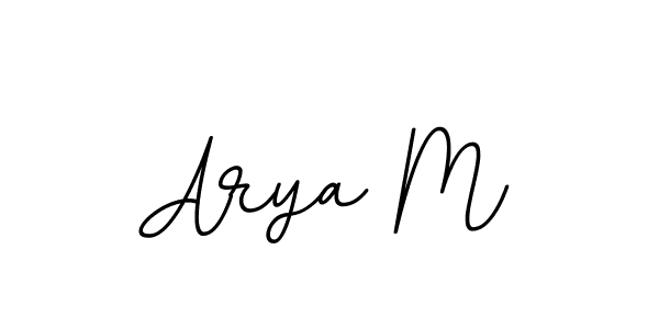 Also You can easily find your signature by using the search form. We will create Arya M name handwritten signature images for you free of cost using BallpointsItalic-DORy9 sign style. Arya M signature style 11 images and pictures png