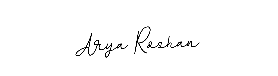 You should practise on your own different ways (BallpointsItalic-DORy9) to write your name (Arya Roshan) in signature. don't let someone else do it for you. Arya Roshan signature style 11 images and pictures png