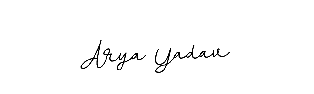 The best way (BallpointsItalic-DORy9) to make a short signature is to pick only two or three words in your name. The name Arya Yadav include a total of six letters. For converting this name. Arya Yadav signature style 11 images and pictures png