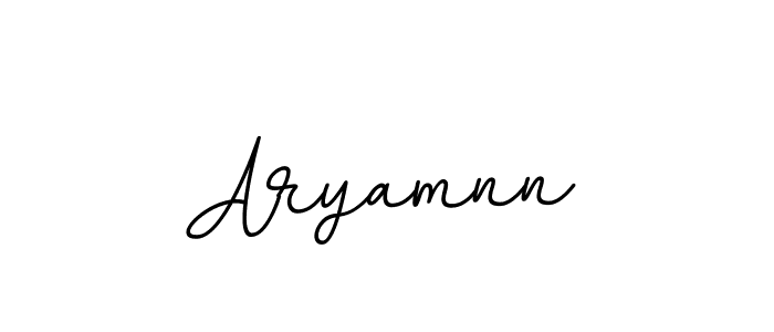 Make a beautiful signature design for name Aryamnn. With this signature (BallpointsItalic-DORy9) style, you can create a handwritten signature for free. Aryamnn signature style 11 images and pictures png