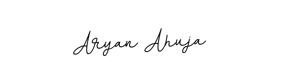 Design your own signature with our free online signature maker. With this signature software, you can create a handwritten (BallpointsItalic-DORy9) signature for name Aryan Ahuja. Aryan Ahuja signature style 11 images and pictures png