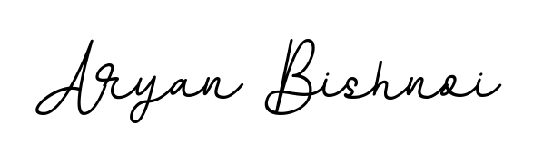 Create an unforgettable impression when signing with Aryan Bishnoi name styled in BallpointsItalic-DORy9 typography. 100% free online generator. Aryan Bishnoi signature style 11 images and pictures png