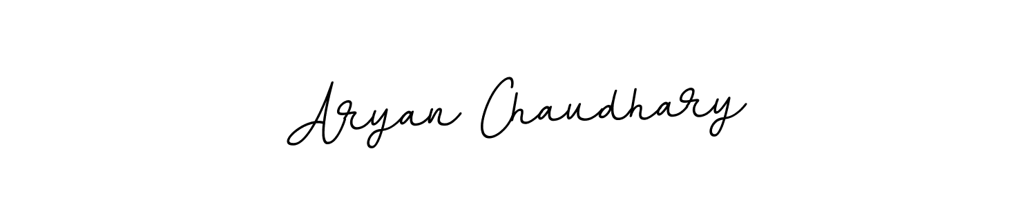 Use a signature maker to create a handwritten signature online. With this signature software, you can design (BallpointsItalic-DORy9) your own signature for name Aryan Chaudhary. Aryan Chaudhary signature style 11 images and pictures png