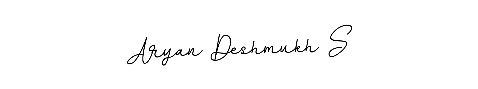 Make a beautiful signature design for name Aryan Deshmukh S. With this signature (BallpointsItalic-DORy9) style, you can create a handwritten signature for free. Aryan Deshmukh S signature style 11 images and pictures png