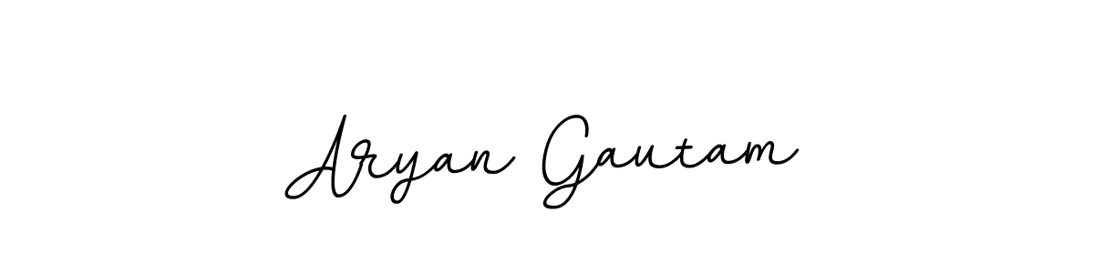 Design your own signature with our free online signature maker. With this signature software, you can create a handwritten (BallpointsItalic-DORy9) signature for name Aryan Gautam. Aryan Gautam signature style 11 images and pictures png