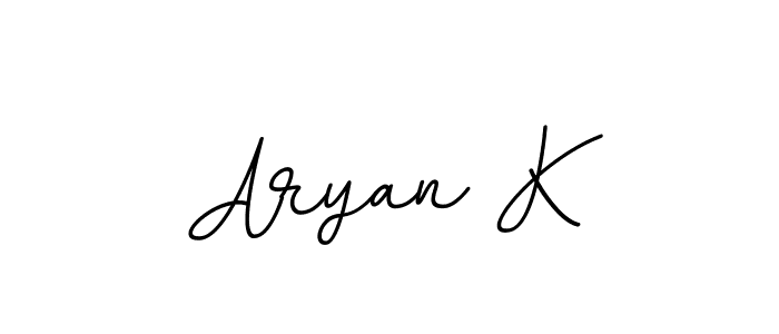 Check out images of Autograph of Aryan K name. Actor Aryan K Signature Style. BallpointsItalic-DORy9 is a professional sign style online. Aryan K signature style 11 images and pictures png