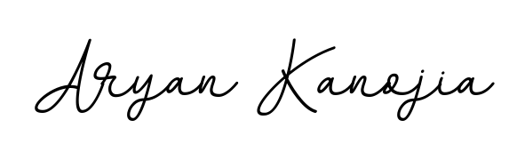 You should practise on your own different ways (BallpointsItalic-DORy9) to write your name (Aryan Kanojia) in signature. Don't let someone else do it for you. Aryan Kanojia signature style 11 images and pictures png