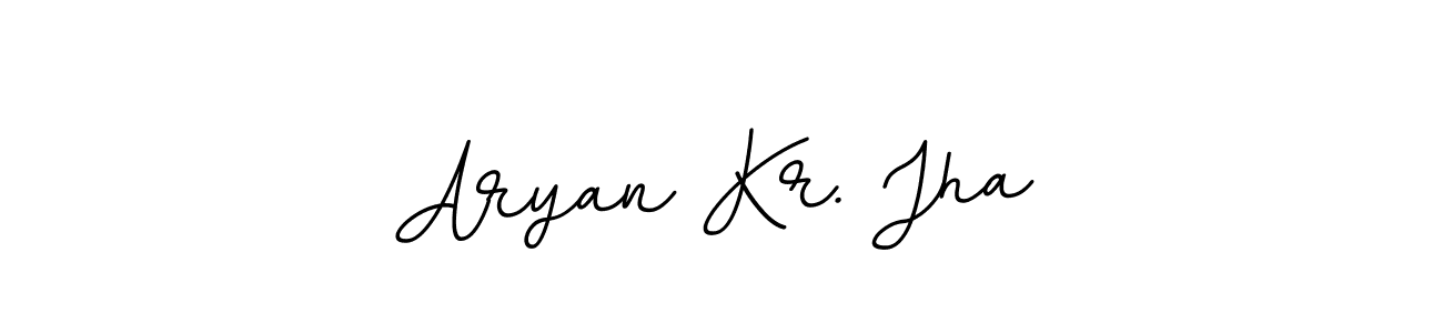 How to make Aryan Kr. Jha name signature. Use BallpointsItalic-DORy9 style for creating short signs online. This is the latest handwritten sign. Aryan Kr. Jha signature style 11 images and pictures png