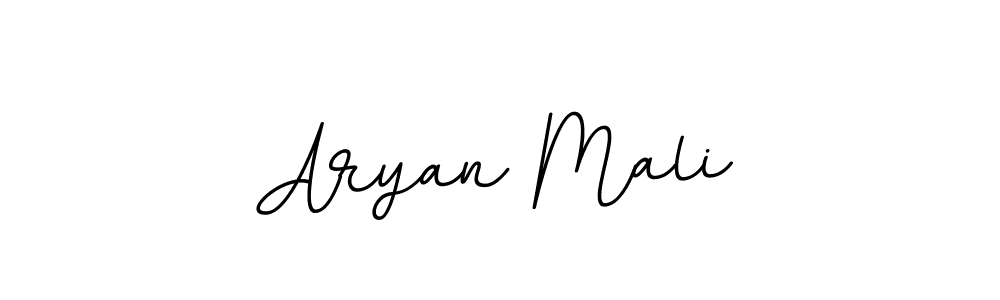 if you are searching for the best signature style for your name Aryan Mali. so please give up your signature search. here we have designed multiple signature styles  using BallpointsItalic-DORy9. Aryan Mali signature style 11 images and pictures png