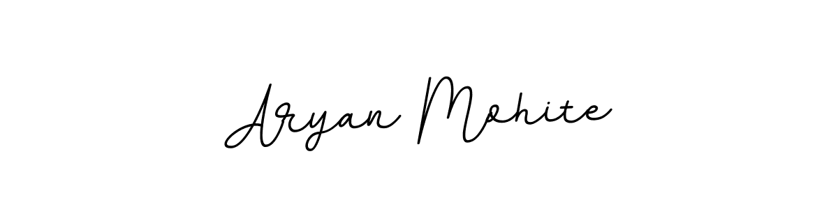 Make a beautiful signature design for name Aryan Mohite. With this signature (BallpointsItalic-DORy9) style, you can create a handwritten signature for free. Aryan Mohite signature style 11 images and pictures png