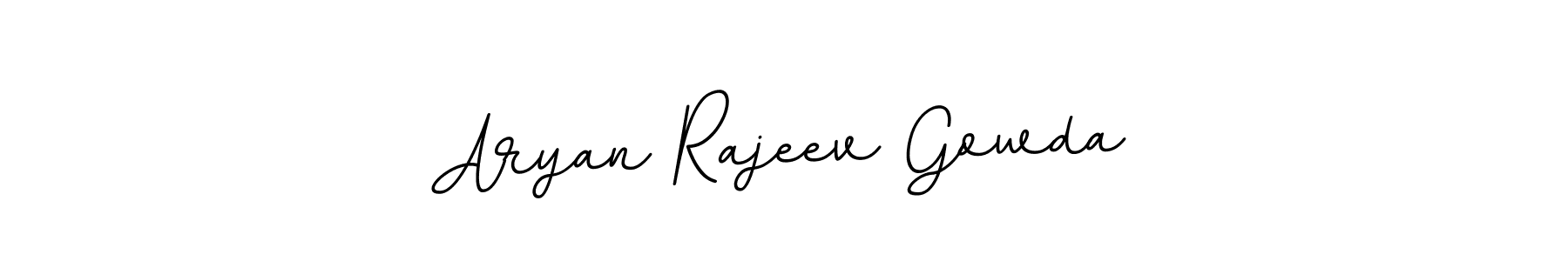 Design your own signature with our free online signature maker. With this signature software, you can create a handwritten (BallpointsItalic-DORy9) signature for name Aryan Rajeev Gowda. Aryan Rajeev Gowda signature style 11 images and pictures png