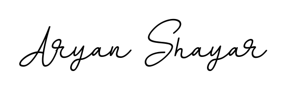 Practice writing Aryan Shayar with the flow of BallpointsItalic-DORy9 lettering. A fantastic source of inspiration for developing your personal signature style. Aryan Shayar signature style 11 images and pictures png
