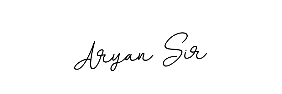 How to make Aryan Sir name signature. Use BallpointsItalic-DORy9 style for creating short signs online. This is the latest handwritten sign. Aryan Sir signature style 11 images and pictures png
