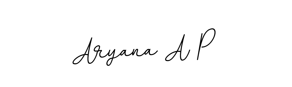 BallpointsItalic-DORy9 is a professional signature style that is perfect for those who want to add a touch of class to their signature. It is also a great choice for those who want to make their signature more unique. Get Aryana A P name to fancy signature for free. Aryana A P signature style 11 images and pictures png