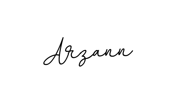 How to make Arzann name signature. Use BallpointsItalic-DORy9 style for creating short signs online. This is the latest handwritten sign. Arzann signature style 11 images and pictures png