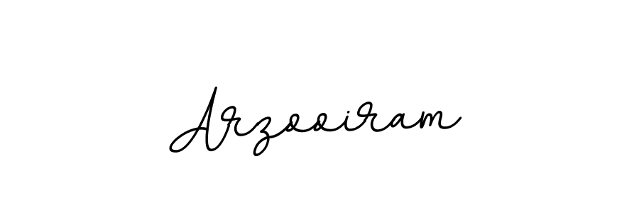 if you are searching for the best signature style for your name Arzooiram. so please give up your signature search. here we have designed multiple signature styles  using BallpointsItalic-DORy9. Arzooiram signature style 11 images and pictures png
