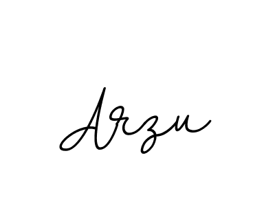 Make a beautiful signature design for name Arzu. With this signature (BallpointsItalic-DORy9) style, you can create a handwritten signature for free. Arzu signature style 11 images and pictures png