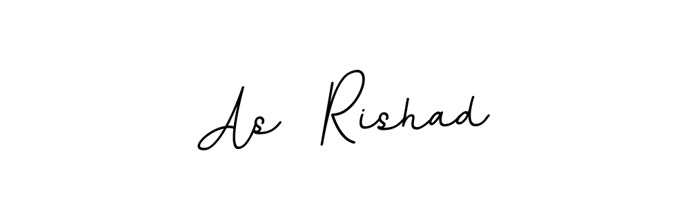 How to make As  Rishad name signature. Use BallpointsItalic-DORy9 style for creating short signs online. This is the latest handwritten sign. As  Rishad signature style 11 images and pictures png