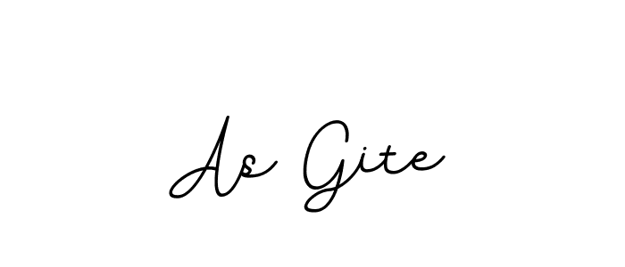 How to make As Gite name signature. Use BallpointsItalic-DORy9 style for creating short signs online. This is the latest handwritten sign. As Gite signature style 11 images and pictures png