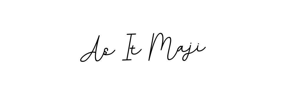 The best way (BallpointsItalic-DORy9) to make a short signature is to pick only two or three words in your name. The name As It Maji include a total of six letters. For converting this name. As It Maji signature style 11 images and pictures png