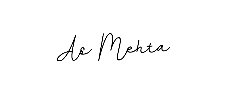 Design your own signature with our free online signature maker. With this signature software, you can create a handwritten (BallpointsItalic-DORy9) signature for name As Mehta. As Mehta signature style 11 images and pictures png