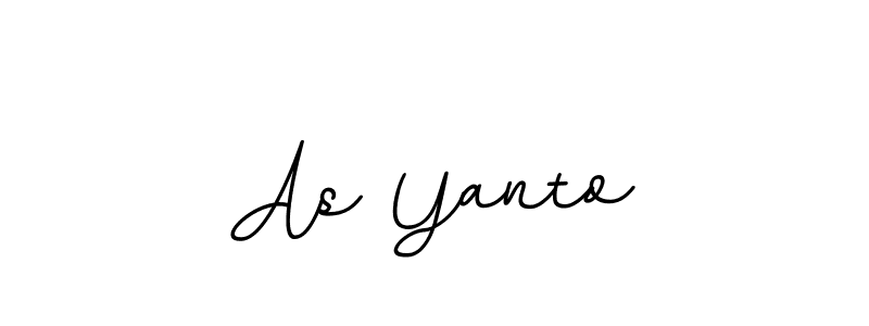 The best way (BallpointsItalic-DORy9) to make a short signature is to pick only two or three words in your name. The name As Yanto include a total of six letters. For converting this name. As Yanto signature style 11 images and pictures png