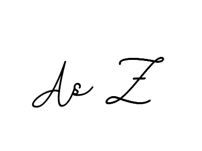 Also You can easily find your signature by using the search form. We will create As Z name handwritten signature images for you free of cost using BallpointsItalic-DORy9 sign style. As Z signature style 11 images and pictures png