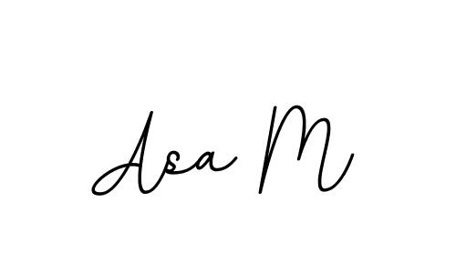 You should practise on your own different ways (BallpointsItalic-DORy9) to write your name (Asa M) in signature. don't let someone else do it for you. Asa M signature style 11 images and pictures png