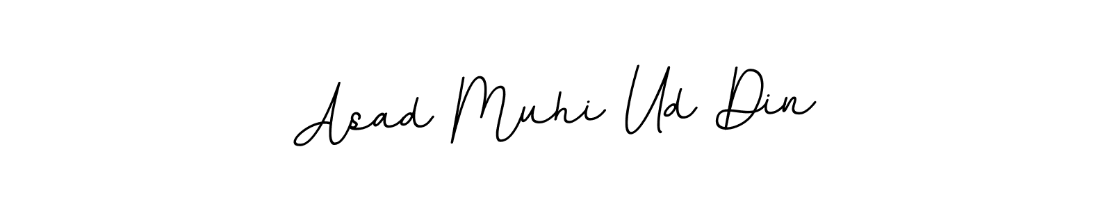 Make a beautiful signature design for name Asad Muhi Ud Din. With this signature (BallpointsItalic-DORy9) style, you can create a handwritten signature for free. Asad Muhi Ud Din signature style 11 images and pictures png