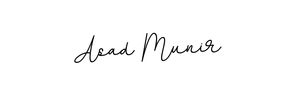 Make a beautiful signature design for name Asad Munir. With this signature (BallpointsItalic-DORy9) style, you can create a handwritten signature for free. Asad Munir signature style 11 images and pictures png