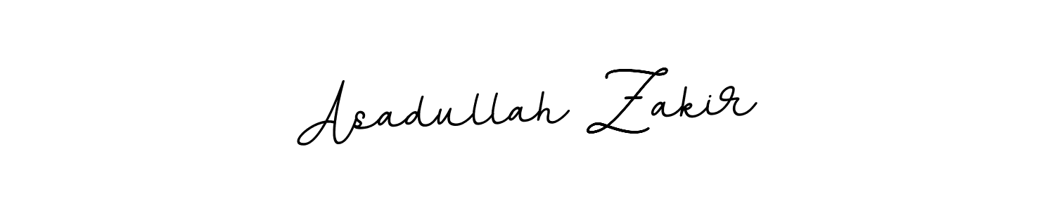 Design your own signature with our free online signature maker. With this signature software, you can create a handwritten (BallpointsItalic-DORy9) signature for name Asadullah Zakir. Asadullah Zakir signature style 11 images and pictures png