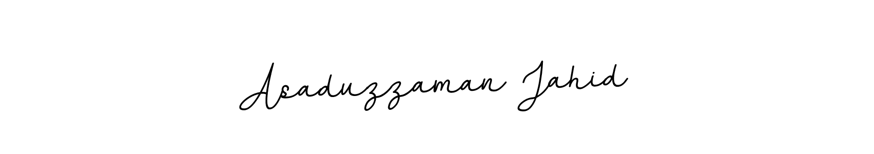 This is the best signature style for the Asaduzzaman Jahid name. Also you like these signature font (BallpointsItalic-DORy9). Mix name signature. Asaduzzaman Jahid signature style 11 images and pictures png