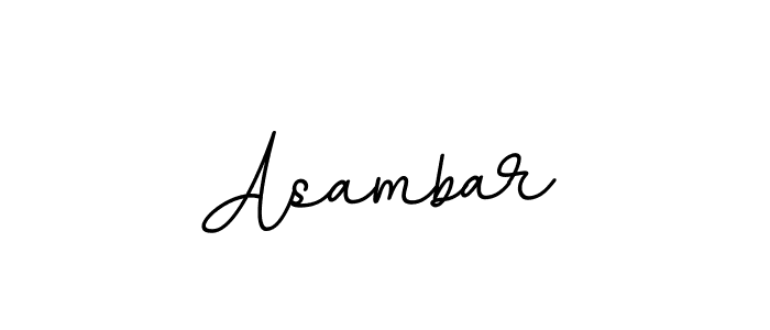 The best way (BallpointsItalic-DORy9) to make a short signature is to pick only two or three words in your name. The name Asambar include a total of six letters. For converting this name. Asambar signature style 11 images and pictures png