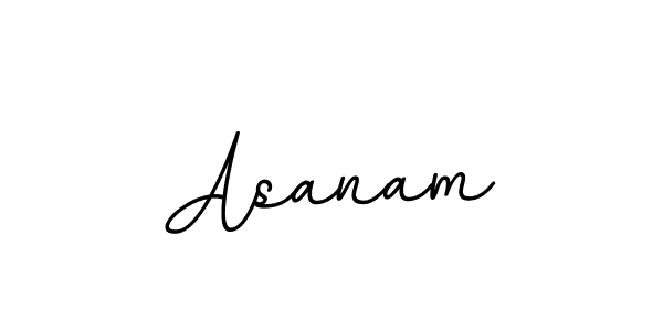 Make a beautiful signature design for name Asanam. With this signature (BallpointsItalic-DORy9) style, you can create a handwritten signature for free. Asanam signature style 11 images and pictures png