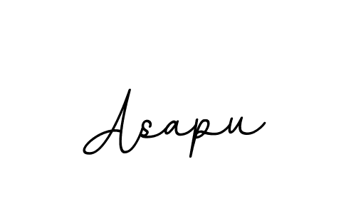 Use a signature maker to create a handwritten signature online. With this signature software, you can design (BallpointsItalic-DORy9) your own signature for name Asapu. Asapu signature style 11 images and pictures png