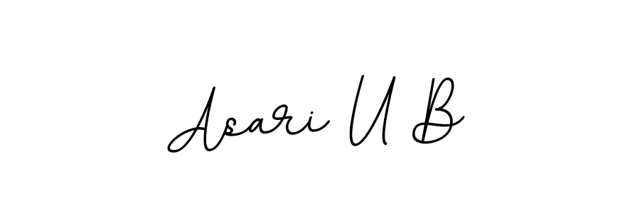 This is the best signature style for the Asari U B name. Also you like these signature font (BallpointsItalic-DORy9). Mix name signature. Asari U B signature style 11 images and pictures png