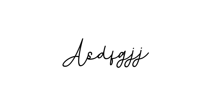 Use a signature maker to create a handwritten signature online. With this signature software, you can design (BallpointsItalic-DORy9) your own signature for name Asdfgjj. Asdfgjj signature style 11 images and pictures png