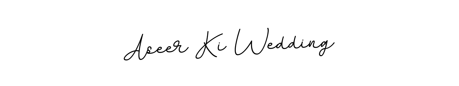 Similarly BallpointsItalic-DORy9 is the best handwritten signature design. Signature creator online .You can use it as an online autograph creator for name Aseer Ki Wedding. Aseer Ki Wedding signature style 11 images and pictures png
