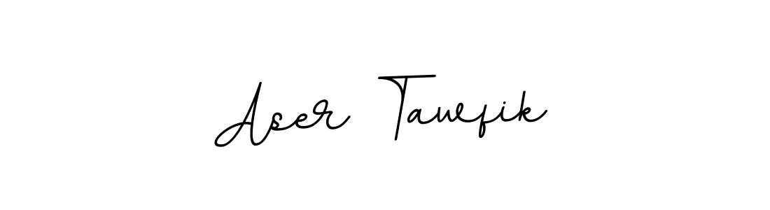 Aser Tawfik stylish signature style. Best Handwritten Sign (BallpointsItalic-DORy9) for my name. Handwritten Signature Collection Ideas for my name Aser Tawfik. Aser Tawfik signature style 11 images and pictures png