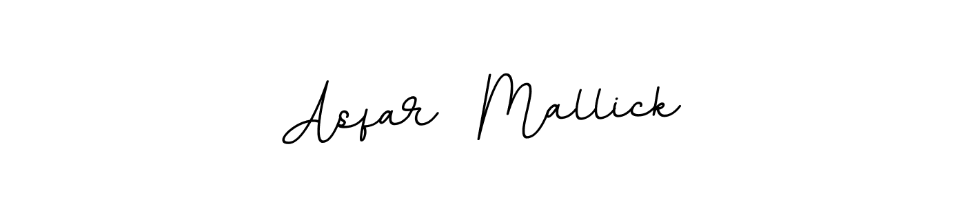 This is the best signature style for the Asfar  Mallick name. Also you like these signature font (BallpointsItalic-DORy9). Mix name signature. Asfar  Mallick signature style 11 images and pictures png