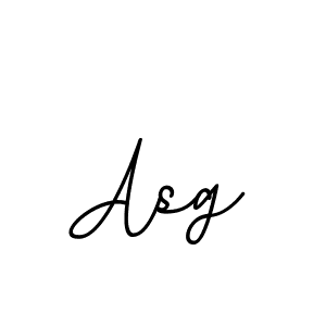 Design your own signature with our free online signature maker. With this signature software, you can create a handwritten (BallpointsItalic-DORy9) signature for name Asg. Asg signature style 11 images and pictures png