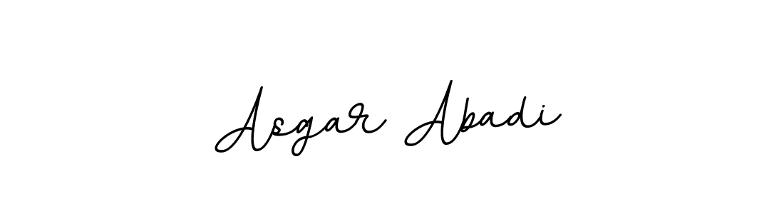 Use a signature maker to create a handwritten signature online. With this signature software, you can design (BallpointsItalic-DORy9) your own signature for name Asgar Abadi. Asgar Abadi signature style 11 images and pictures png