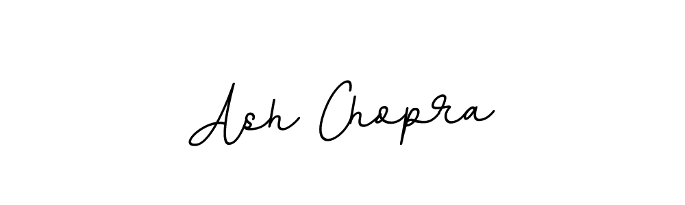 The best way (BallpointsItalic-DORy9) to make a short signature is to pick only two or three words in your name. The name Ash Chopra include a total of six letters. For converting this name. Ash Chopra signature style 11 images and pictures png