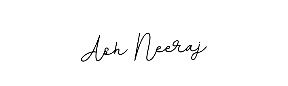 Create a beautiful signature design for name Ash Neeraj. With this signature (BallpointsItalic-DORy9) fonts, you can make a handwritten signature for free. Ash Neeraj signature style 11 images and pictures png