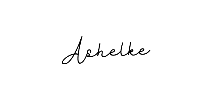 Use a signature maker to create a handwritten signature online. With this signature software, you can design (BallpointsItalic-DORy9) your own signature for name Ashelke. Ashelke signature style 11 images and pictures png
