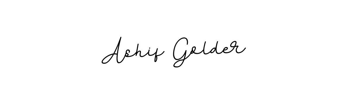Use a signature maker to create a handwritten signature online. With this signature software, you can design (BallpointsItalic-DORy9) your own signature for name Ashif Golder. Ashif Golder signature style 11 images and pictures png