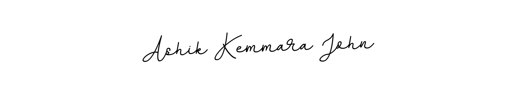 How to make Ashik Kemmara John name signature. Use BallpointsItalic-DORy9 style for creating short signs online. This is the latest handwritten sign. Ashik Kemmara John signature style 11 images and pictures png